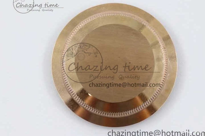 0419 Day Date 40mm RG 904L Steel TWF 1:1 Best Edition Black Crystal Dial on RG Bracelet A MoistureWicking 2349